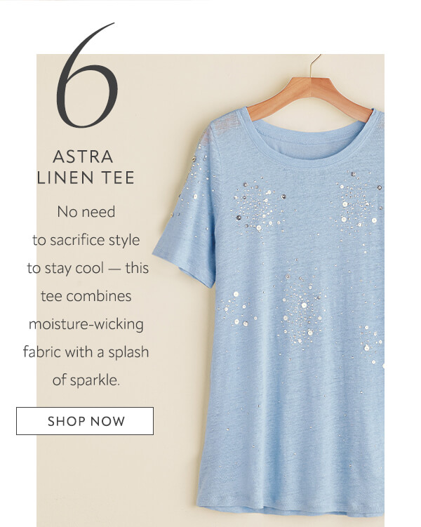 Astra Linen Tee - Shop now