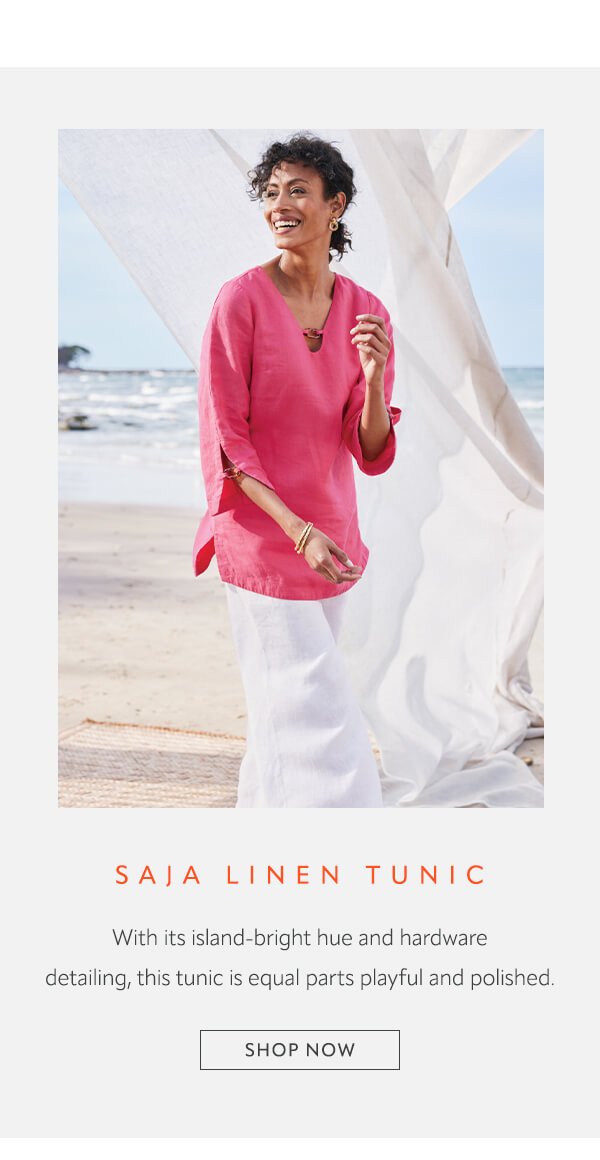 Saja Linen Tunic - Shop now