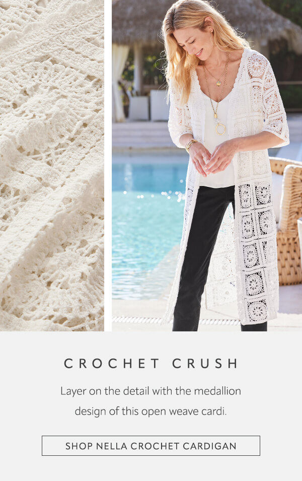 Shop Nella Crochet Cardigan