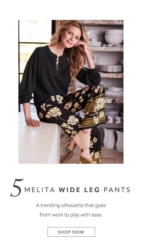 5 Melita Wide Leg Pants Shop now