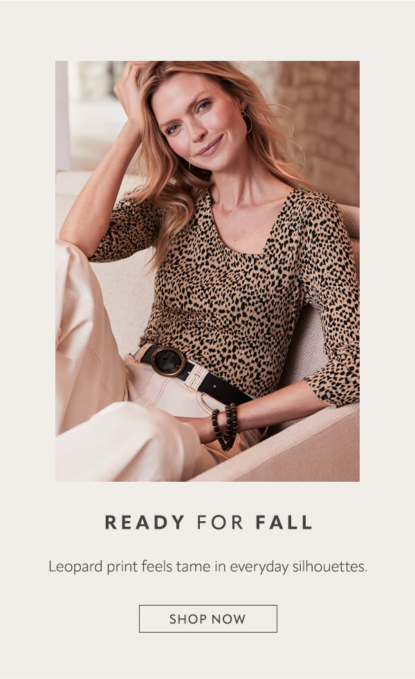 Ready for fall. Shop now