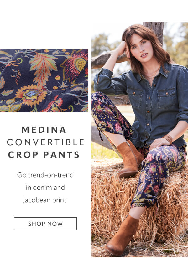 Medina Convertible Crop Pants