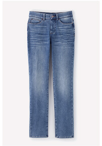 Relaxed straight jeans