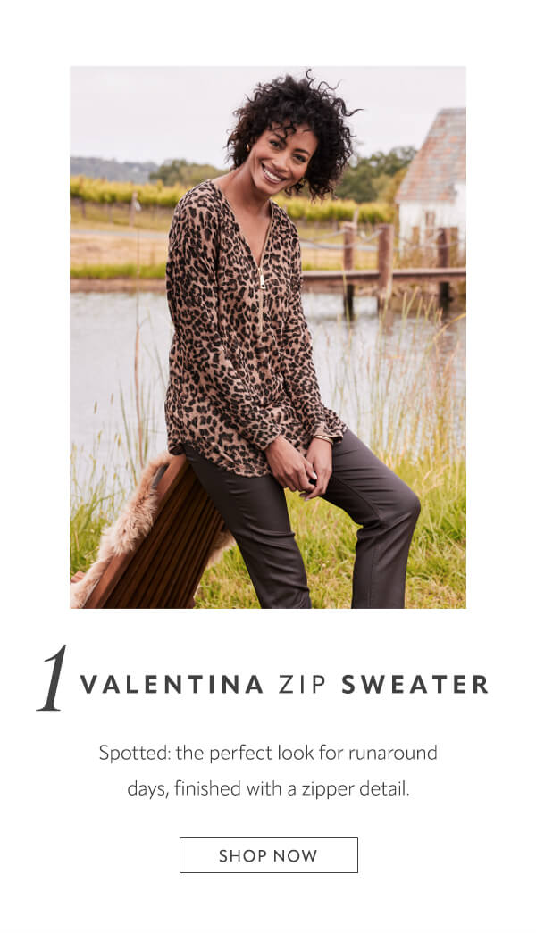 1 Valentina Zip Sweater