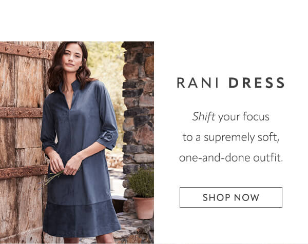 rani faux suede dress