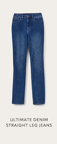 ultimate denim straight leg jeans