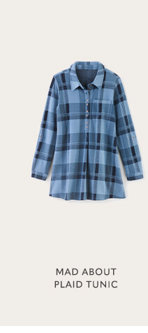 mad about plaid tunic