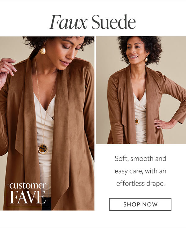 Shop faux suede styles