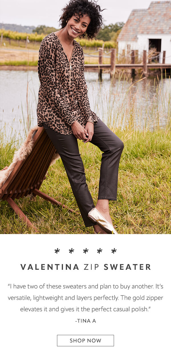 Valentia Zip Sweater