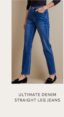 ultimate denim straight leg jeans