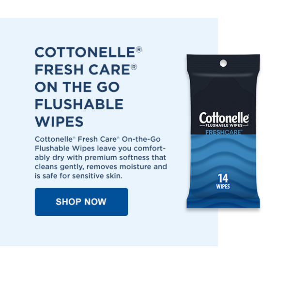 Cottonelle Fresh Care On the Go Flushable Wipes