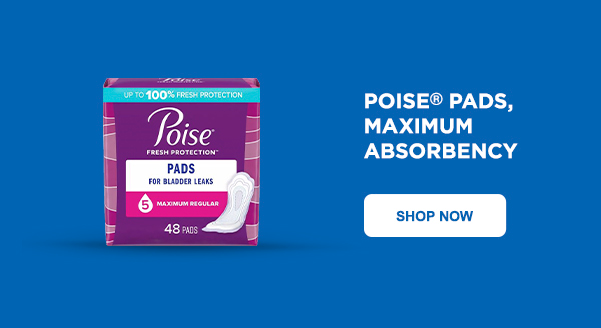 Poise Pads, Maximum Absorbency