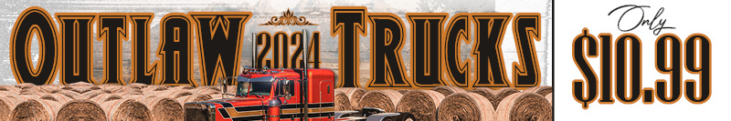 2024 Outlaw Trucks Calendar! Only $10.99! Shop Now! ONTLAWzi TRICKS 51099 