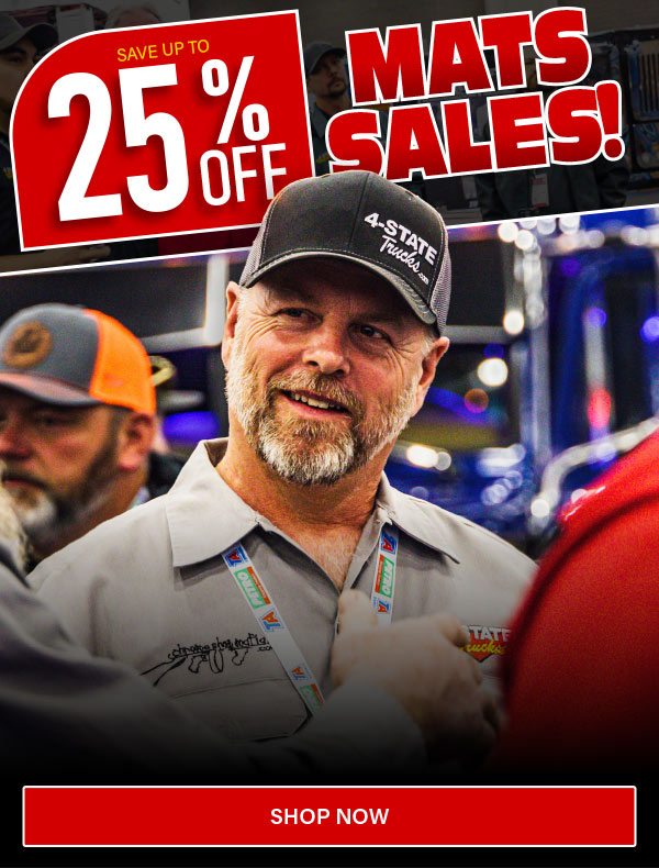 Save Up To 25% OFF MATS SALES!