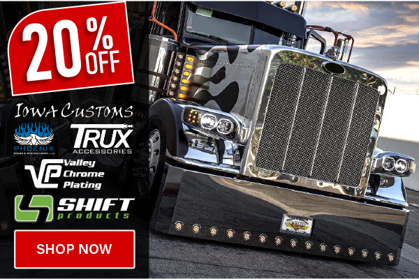 20% OFF Iowa Customs, Phoenix, Trux, Valley Chrome