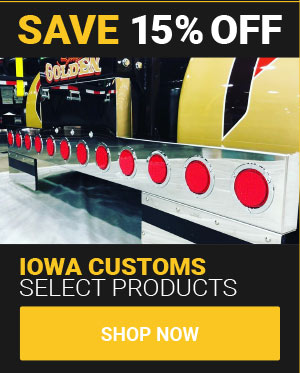 Save 15% OFF Iowa Customs Select Products!