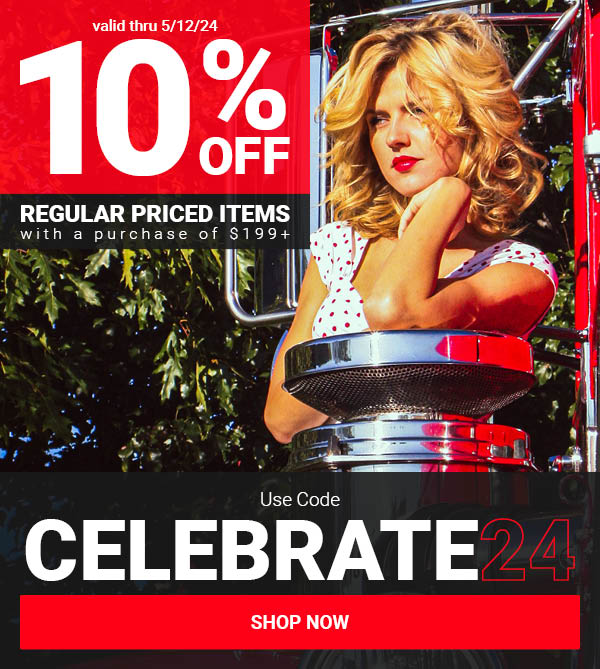 Use Code: CELEBRATE24 for 10% OFF Regular Priced Items w/ a purchase of $199+