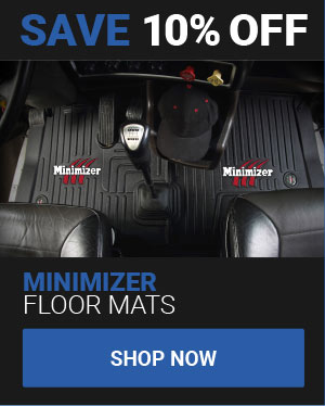 Save 10% OFF Minimizer Floor Mats!
