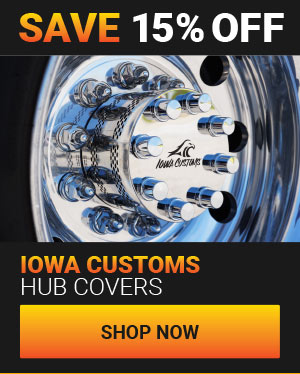 Save 15% OFF Iowa Customs Hub Covers!