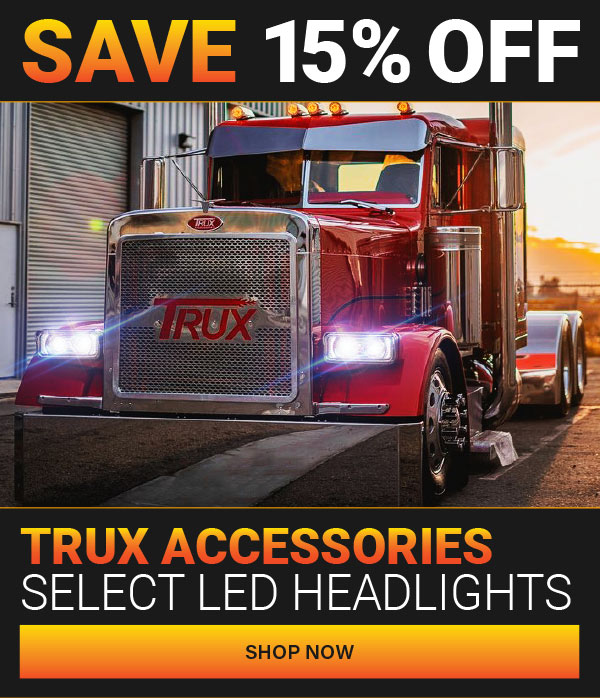 Save 15% OFF Trux Accessories Select LED Headlights