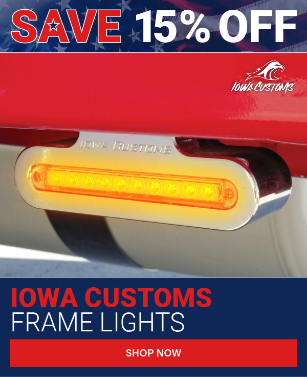Save Up To 15% OFF Iowa Customs Frame Lights