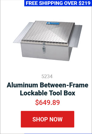 Aluminum Between-Frame Lockable Tool Box $649.89 Part# 523