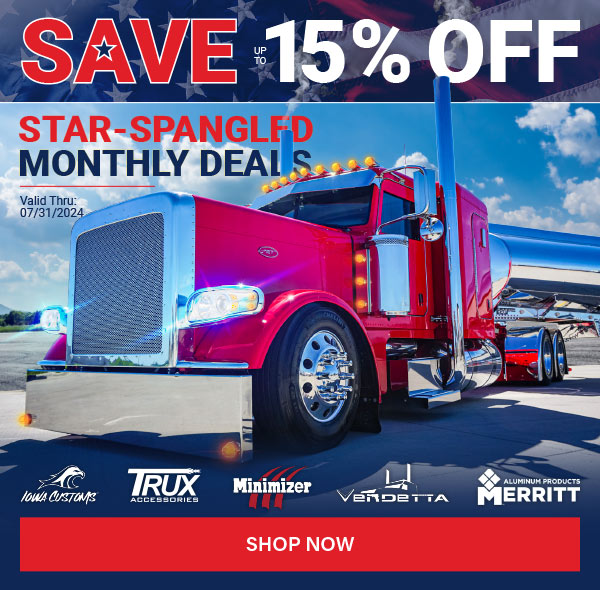 Save Up To 15% OFF Star-Spangled Monthly Deals! Valid Thru: 7/31/2024