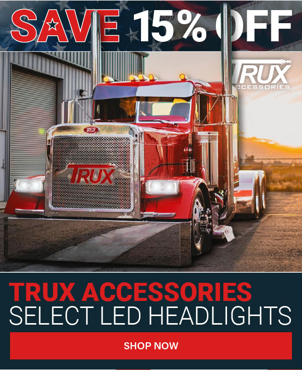 Save Up To 15% Trux Accessories Select LED Headlights