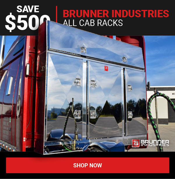 Save $500 On All Brunner Cab Racks