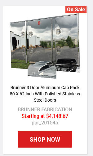 Brunner 3 Door Aluminum Cab Rack 80 X 62 Inch With Polished Stainless Steel Doors Starting at $4,148.67 ppr_201545