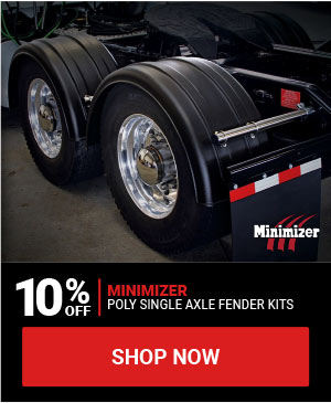 10% OFF Minimizer Poly Single Axle Fender Kits!