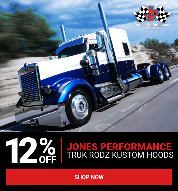 12% OFF Jones Performance Truk Rodz Kustom Hoods!
