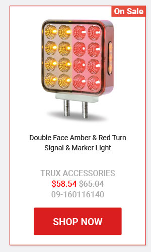 Double Face Amber & Red Turn Signal & Marker Light