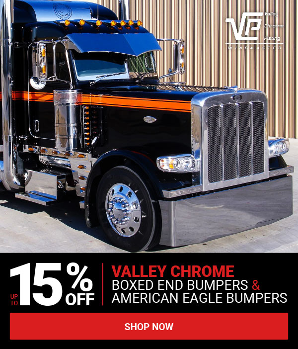 15% OFF Valley Chrome Boxed End and American Eagle Bumpers