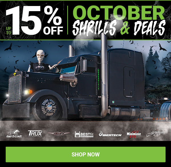 Up To 15% OFF October Shrills and Deals!