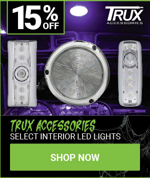 15% OFF Select Trux Interior LED Lights