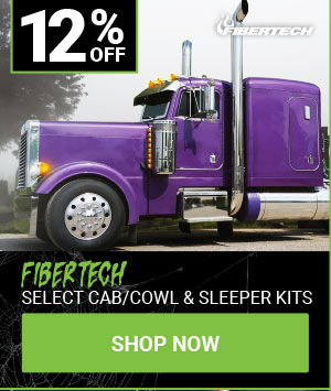 12% OFF Select Fibertech Cab/Cowl & Sleeper Kits