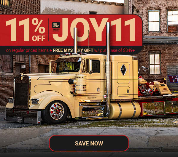 11% OFF on regular priced items w/ code: JOY11 + FREE MYSTERY GIFT w/ purchase of $349+