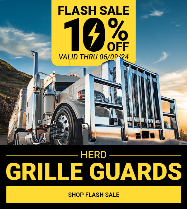Flash Sale 10% OFF Herd Grille Guards! Valid Thru 6/9/2024