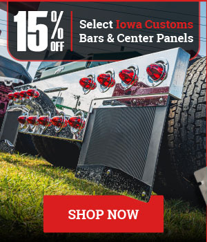 15% OFF Select Iowa Customs Bars and Center Panels