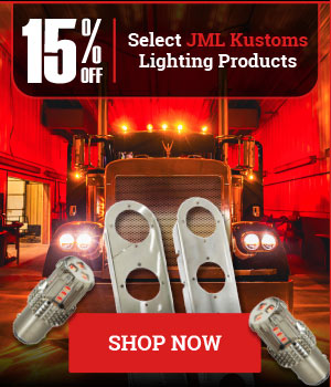 15% OFF Select JML Kustoms Lighting Products