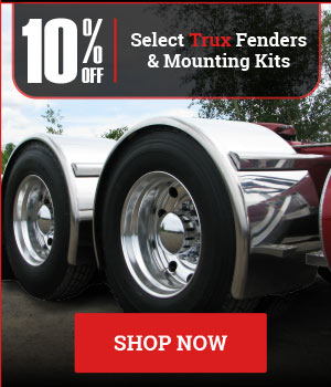 10% OFF Select Trux Fenders and Mounting Kits