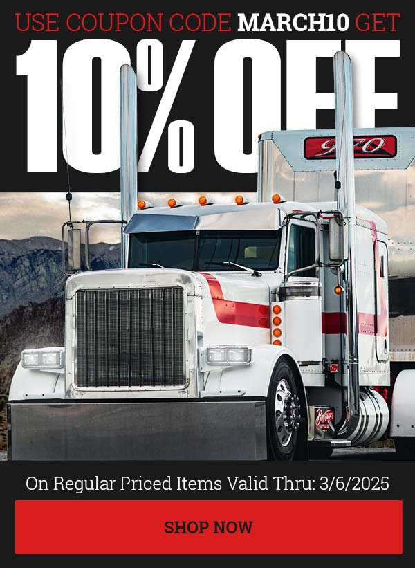 Use Coupon Code: MARCH10 Get 10% OFF On Regular Priced Items Valid Thru: 3/6/2025