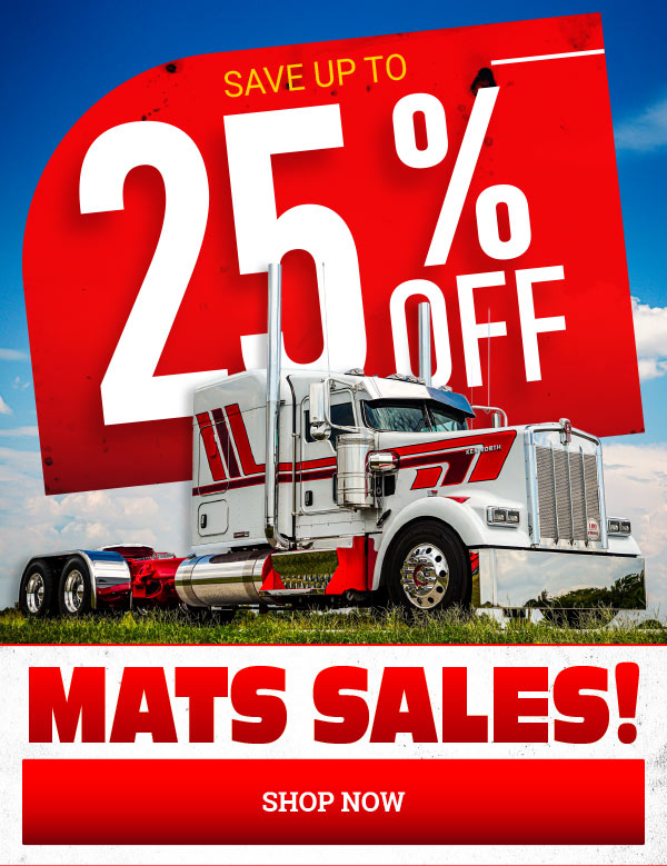 Save Up To 25% OFF MATS Sales!