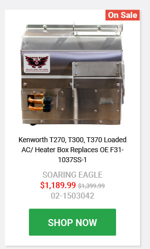 Kenworth T270, T300, T370 Loaded AC/ Heater Box Replaces OE F31-1037SS-1  02-1503042