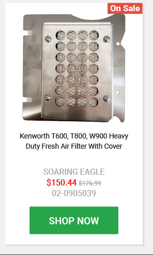 Kenworth T600, T800, W900 Heavy Duty Fresh Air Filter With Cover 02-0905039