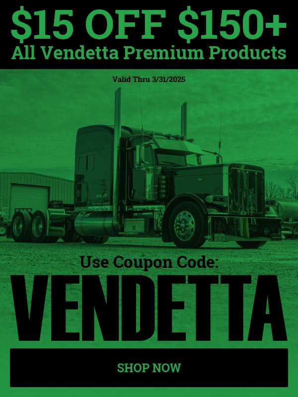 15% OFF $150+ On All Vendetta Premium Products w/ Code: VENDETTA