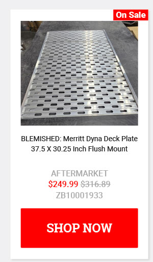 BLEMISHED: Merritt Dyna Deck Plate 37.5 X 30.25 Inch Flush Mount