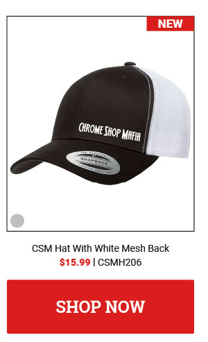 CSM hat with white Mesh Back
