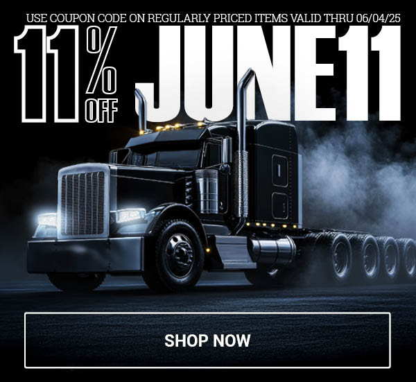 Use Coupon Code: JUNE11 On Regular Priced items For 11% OFF!